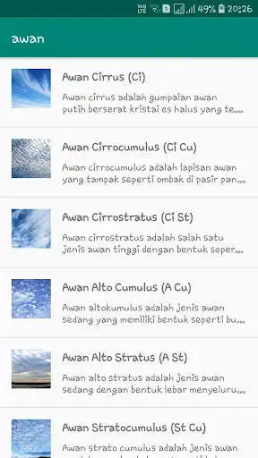 Play Belajar Jenis Awan as an online game Belajar Jenis Awan with UptoPlay
