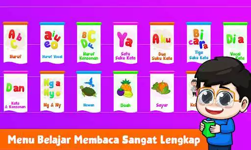Play Belajar Membaca Lancar + Suara as an online game Belajar Membaca Lancar + Suara with UptoPlay
