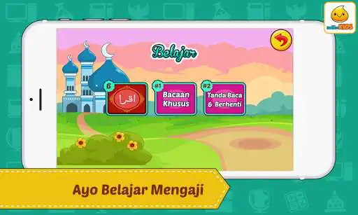 Play Belajar Mengaji 6 + Suara as an online game Belajar Mengaji 6 + Suara with UptoPlay