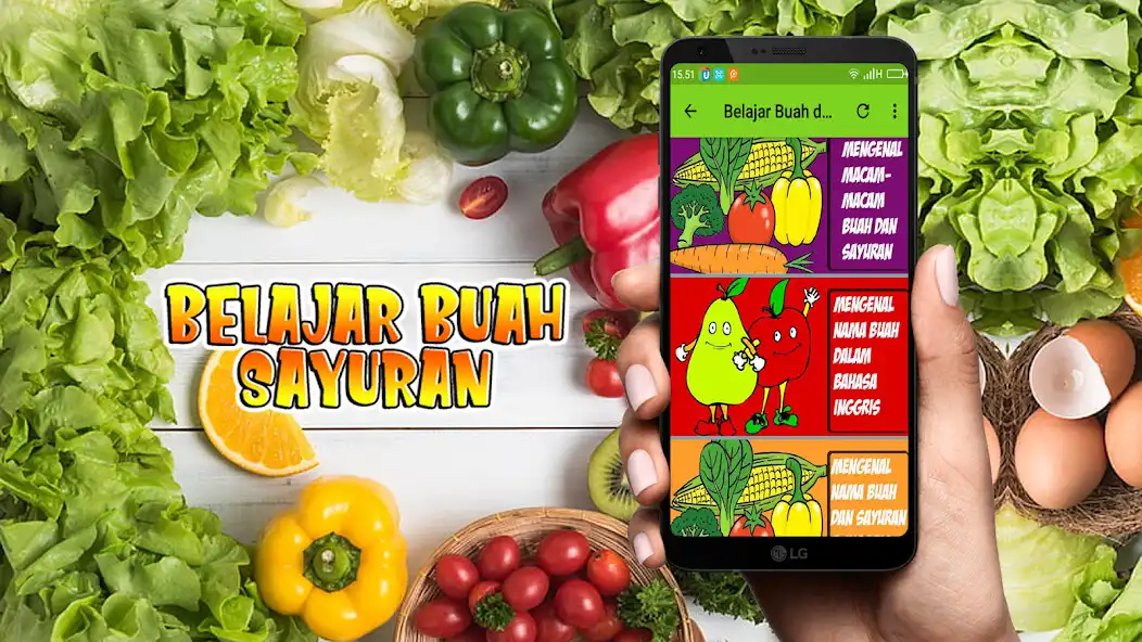 Play Belajar Mengenal Buah dan Sayu as an online game Belajar Mengenal Buah dan Sayu with UptoPlay