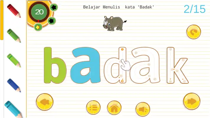 Play Belajar Menulis Dan membaca Untuk Anak balita