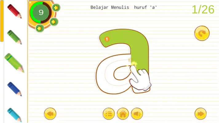 Play Belajar Menulis Dan membaca Untuk Anak balita
