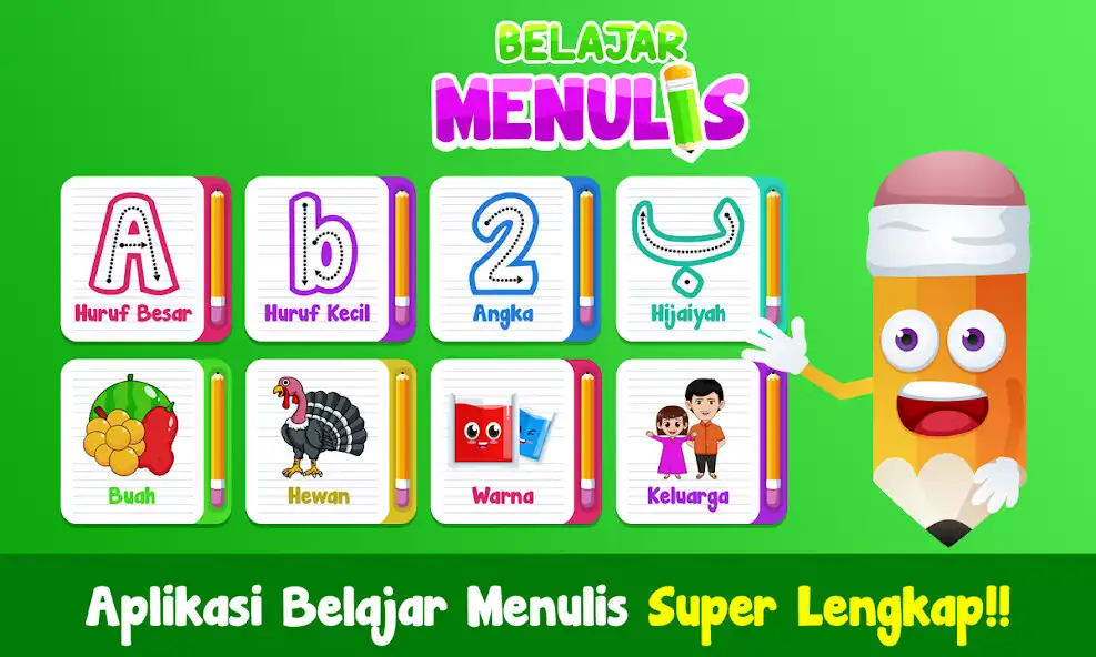 Play Belajar Menulis PAUD TK as an online game Belajar Menulis PAUD TK with UptoPlay