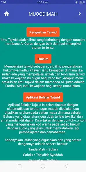 Play Belajar Tajwid Cara Mudah  Audio Offline as an online game Belajar Tajwid Cara Mudah  Audio Offline with UptoPlay