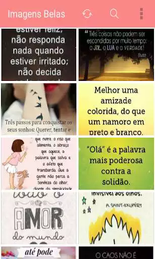 Play Belas Imagens com Frases as an online game Belas Imagens com Frases with UptoPlay