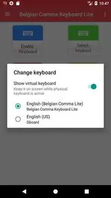 Play Belgian Keyboard Lite