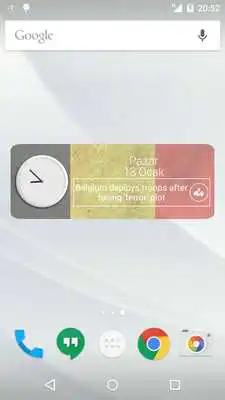 Play Belgium Clock  RSS Widget