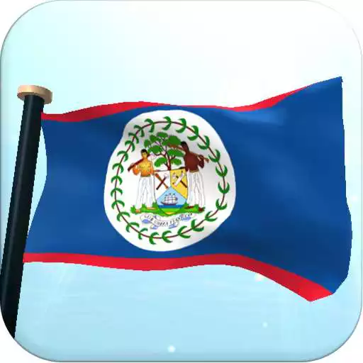 Run free android online Belize Flag 3D Free Wallpaper APK