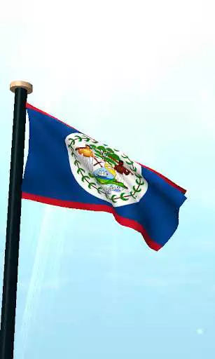 Play APK Belize Flag 3D Free Wallpaper  and enjoy Belize Flag 3D Free Wallpaper with UptoPlay com.ilikemycountry.bz_flagfree