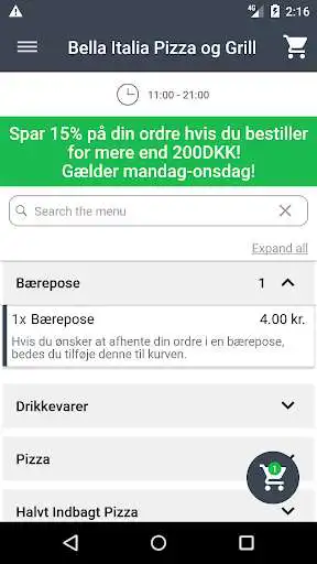 Play Bella Italia Pizza og Grill as an online game Bella Italia Pizza og Grill with UptoPlay