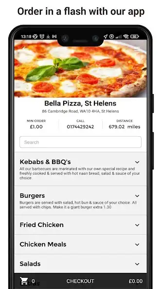 Play Bella Pizza, St Helens as an online game Bella Pizza, St Helens with UptoPlay