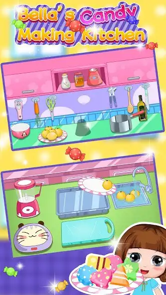 Play Bellas candy maker kitchen  and enjoy Bellas candy maker kitchen with UptoPlay