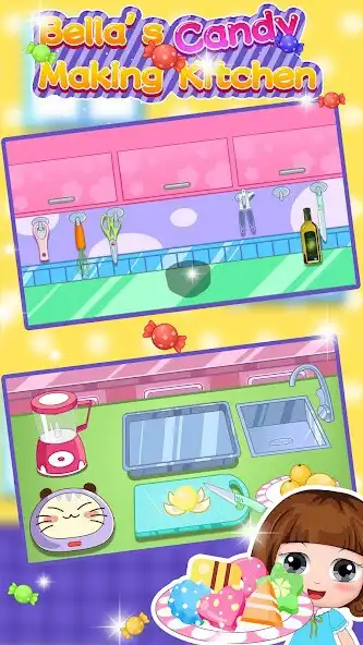 Play Bellas candy maker kitchen as an online game Bellas candy maker kitchen with UptoPlay