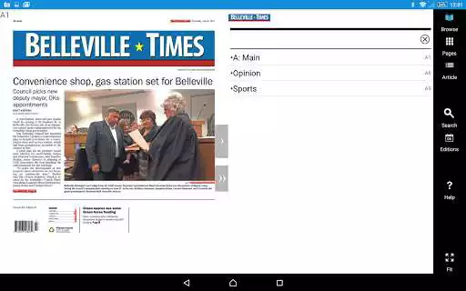 Play Belleville Times Print Edition as an online game Belleville Times Print Edition with UptoPlay