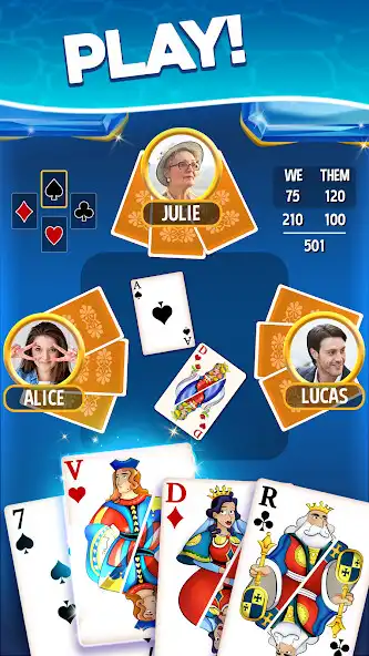 Play Belote  Coinche: le Défi  and enjoy Belote  Coinche: le Défi with UptoPlay
