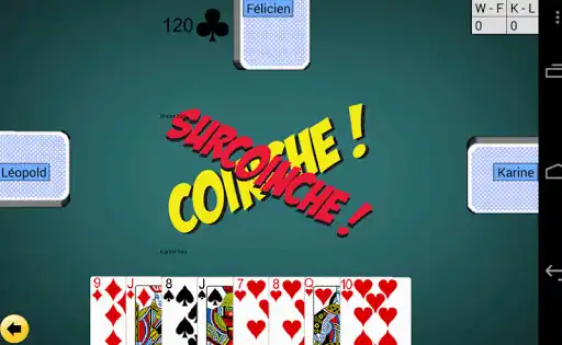 Play Belote online  and enjoy Belote online with UptoPlay