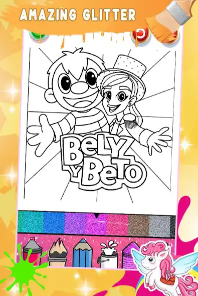 Play Bely coloring Y beto book as an online game Bely coloring Y beto book with UptoPlay
