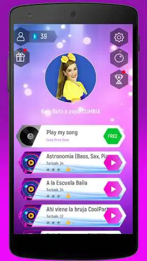 Play bely y beto magic tiles hop musica games  and enjoy bely y beto magic tiles hop musica games with UptoPlay