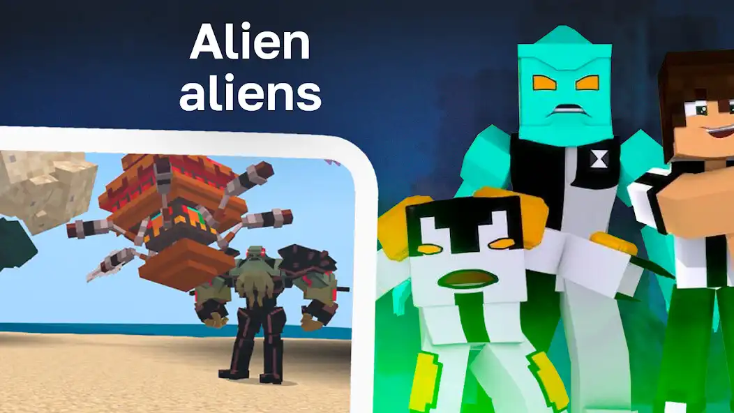 Play Ben10 MOD for MCPE as an online game Ben10 MOD for MCPE with UptoPlay