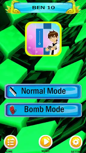 Play Ben 10 Piano Tap Tiles as an online game Ben 10 Piano Tap Tiles with UptoPlay
