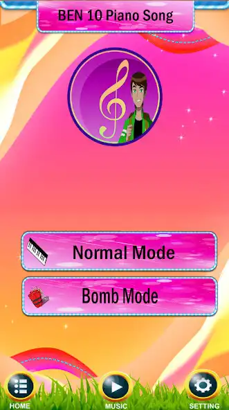 Play Ben 10 Song Tiles Game as an online game Ben 10 Song Tiles Game with UptoPlay