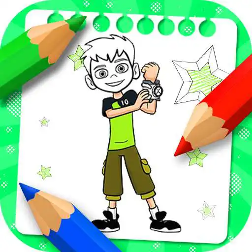 Play Ben Alien 10 coloring Bean ultimate Superhero APK Play Ben Alien 10 coloring Bean ultimate Superhero APK
