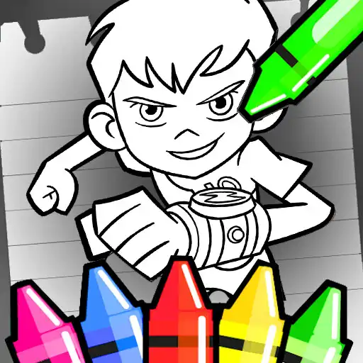 Play Ben Alien 10 Hero coloring APK