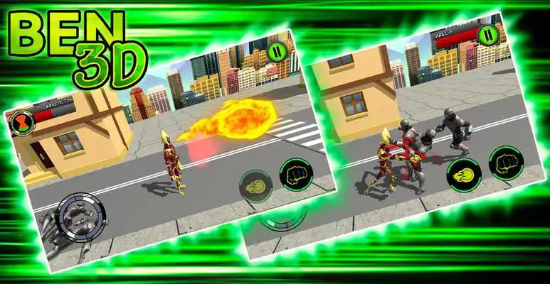 Play Ben Alien 10 Heros - Revenge of the universes