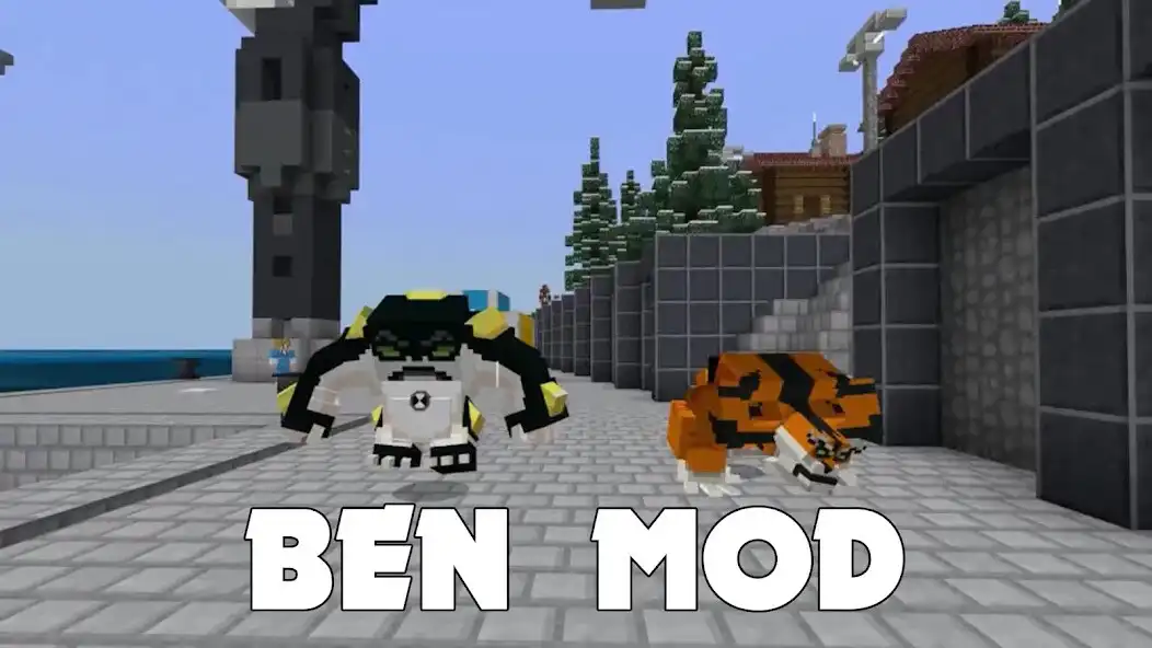 Play Ben Alien Mod for Minecraft PE  and enjoy Ben Alien Mod for Minecraft PE with UptoPlay