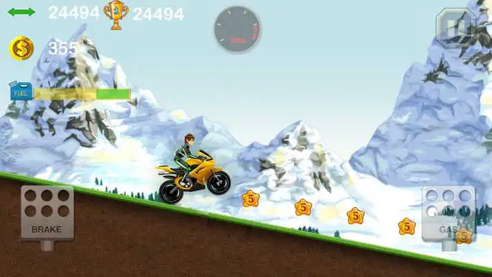 Play Ben Alien Motobike Rider