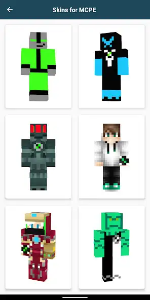 Play Ben Alien Skins for Minecraft as an online game Ben Alien Skins for Minecraft with UptoPlay