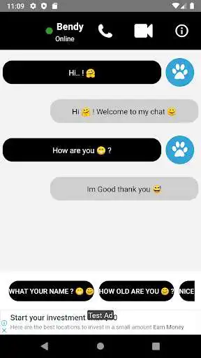 Play Bendy fake call  and enjoy Bendy fake call with UptoPlay