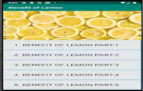 Play Benefit of Lemon  and enjoy Benefit of Lemon with UptoPlay