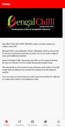 Play Bengal Chilli Indian Takeaway  and enjoy Bengal Chilli Indian Takeaway with UptoPlay