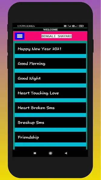 Play Bengali Shayari 2021 - A To Z   and enjoy Bengali Shayari 2021 - A To Z  with UptoPlay