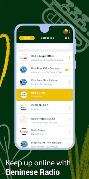 Play Benin Radio - Live FM Player as an online game Benin Radio - Live FM Player with UptoPlay