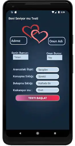 Play Beni Seviyor mu Testi  and enjoy Beni Seviyor mu Testi with UptoPlay