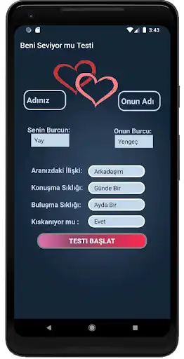 Play Beni Seviyor mu Testi as an online game Beni Seviyor mu Testi with UptoPlay