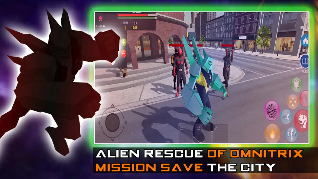 Play BenRPG : Ultimate Heroes Alien as an online game BenRPG : Ultimate Heroes Alien with UptoPlay