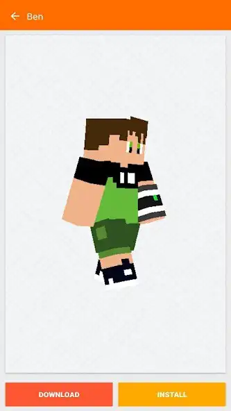 Play Ben Skins for Minecraft PE as an online game Ben Skins for Minecraft PE with UptoPlay