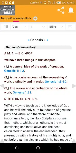 Play Benson Commentary Bible as an online game Benson Commentary Bible with UptoPlay