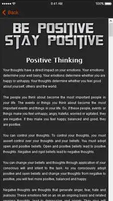 Play Be Positive Stay Positive