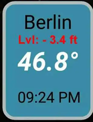 Play Berlin Lake Temp Widget