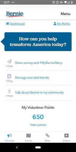 Play BERN: Official Bernie Sanders 2020 App  and enjoy BERN: Official Bernie Sanders 2020 App with UptoPlay