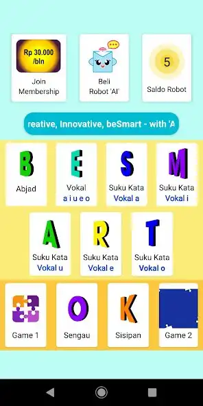 Play beSmartQ -Belajar Baca with AI  and enjoy beSmartQ -Belajar Baca with AI with UptoPlay