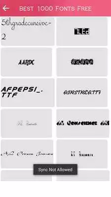 Play Best 1000 Fonts Free
