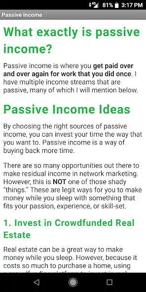 Play Best 15 Ways to Make Passive I as an online game Best 15 Ways to Make Passive I with UptoPlay