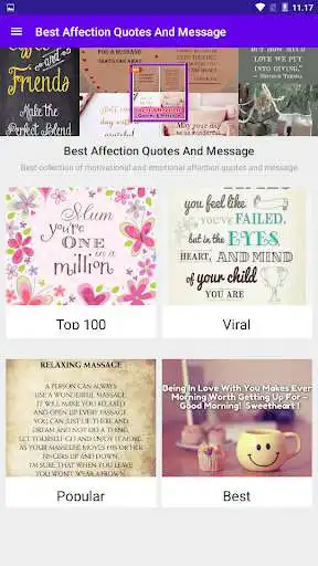Play Best Affection Quotes And Massage