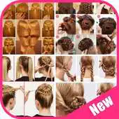 Free play online Best Cute Girls Hairstyle Step by Step 2019 APK