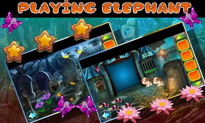 Play Best Escape Games 35 Playing Elephant Rescue Game